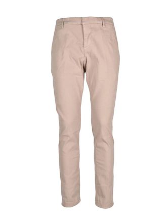Dondup Beige Stretch Slim Fit Gaubert Pants by Dondup