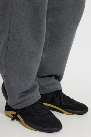 Lanvin New Soccer Lace Up Sneakers, Mens, Black