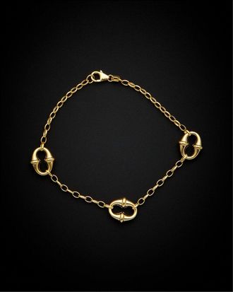 Italian Gold, Inc 14K Italian Gold Station Bracelet