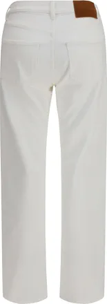 Umit Benan Womens Victoria Jeans White Cotton