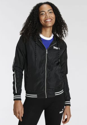 Lonsdale Blouson LONSDALE MERIDEN, Damen, Gr. XXL, schwarz, Obermaterial: 100% Polyester, unifarben, Rippb&uuml;ndchen, Jacken Blouson