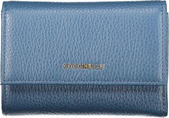 Coccinelle Blu Leather Woman Womens Wallet