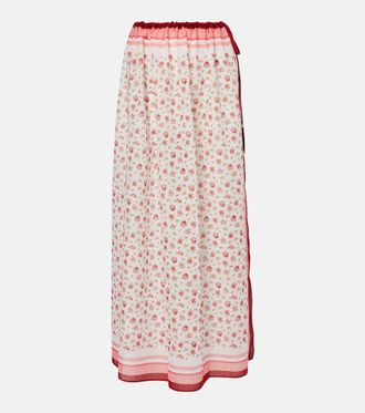 Dolce & Gabbana Floral cotton beach cover-up