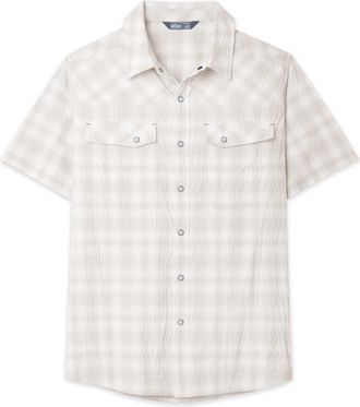 Stio | Mens Eddy Coast Shirt Short Sleeve, Size Extra Extra Extra Large in Pebble Plaid