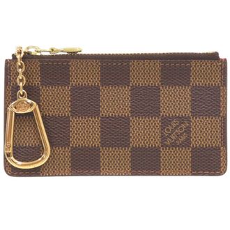 Louis Vuitton Brown Damier Canvas Coin Purse/Coin Case (Pre-Owned)