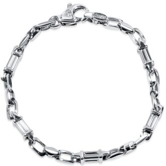 Pompeii3 Mens Designer Link 14k Gold (16gram) or Platinum (27gram) 5.5mm Bracelet 8.5