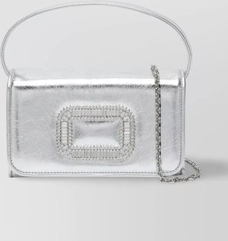 Roger Vivier micro pilgrim bag chain strap