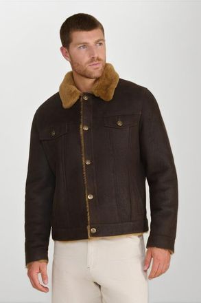 FURNIQ Alfie Suede Jacket in Brown at Nordstrom, Size X-Small