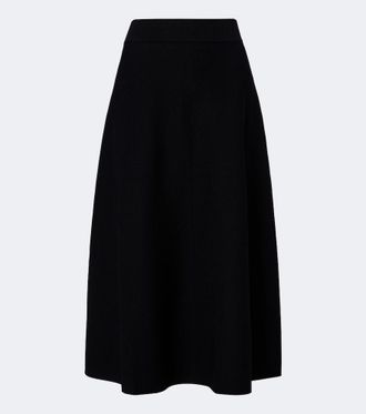 Max Mara Knitted A-line midi skirt