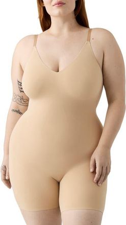 True & Co. True Body Every Day Smoothing Romper in Desert at Nordstrom, Size X-Small