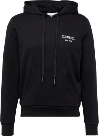 Iceberg 5C Felpa Hoodie - Heren - Hoodies - Zwart - S - Katoen - Hoodies & sweatvesten