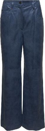 Brunello Cucinelli WomenS Marlin Leather Pants, Size 8