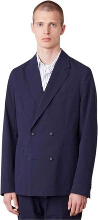 Officine G&eacute;n&eacute;rale Leon Jacket - male - Officine G&eacute;n&eacute;rale - Blazers - Blue - 2XL - Jackets