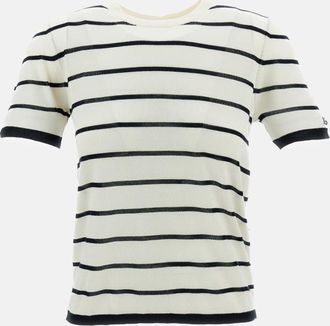 Max Mara White Striped T-Shirt