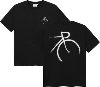 Dedicated T-Shirt Stockholm Painted Side Bike T-Shirt f&uuml;r Herren | schwarz