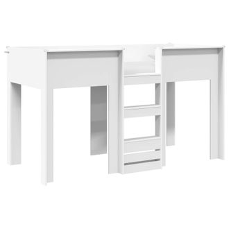 vidaXL Letto A Castello Per Bambini Bianco 75 X 190 Cm Vidaxl