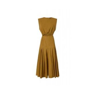 Pinko Pinko - Jurken - Dames - Maxi kleedjes - Beige - S - Kleedjes
