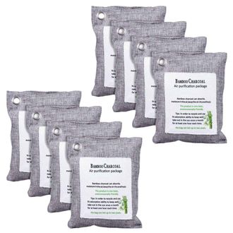 OEM Bolsas De Carb&oacute;n Activado De Bamb&uacute; Para Eliminar Olores, 200 G X 8, Bolsas Purificadoras De Aire Para El Hogar
