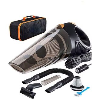 OEM Aspiradora Para Coche - Mini Aspiradora De Mano Port&aacute;til De Alta Potencia Con 3 Accesorios, Cable De 4,8 Metros Y Bolsa - 12 V, Peque&ntilde;o Kit De Accesor