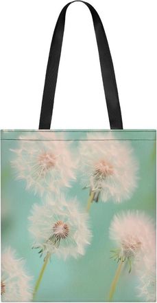 Generic Dandelions Flowers Womens Tote Casual Shopping Bag Lightweight Shoulder Bags Hobos Handbag for Work Travel Daily 35x40cm