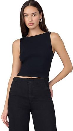 Joe's The Boatneck Tank Top Womens Clothing Black : LG, Cotton/Elastane/Modal