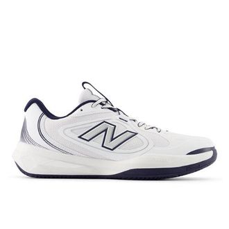 New Balance Uomo FuelCell 796v5 Clay/Padel in Bianca/Blu, Sintetica, Taglia 40.5