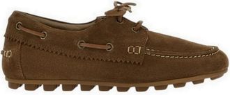 Hogan Olympia Boat Shoe - Dames - Bootschoenen - Bruin - 41 EU - Leer - Schoenen
