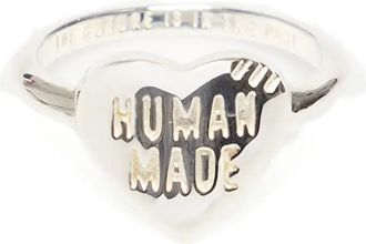 Human Made Anello Heart in argento