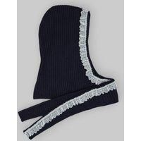 Ganni Compact Wool Balaclava Lace