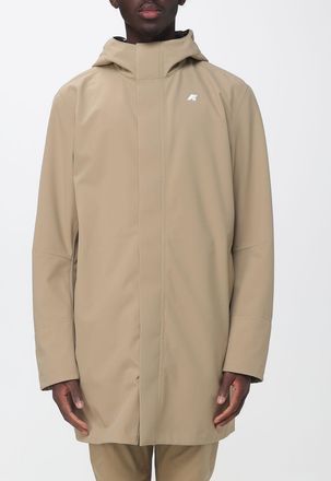 K-Way Parka Thomas Bonded in nylon impermeabile lunghezza al ginocchio