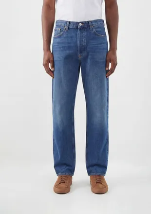 A Gold E Jeans straight in denim di cotone