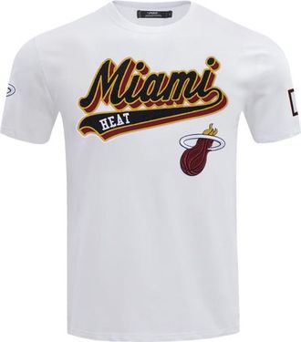 Pro Standard Mens HEAT SCRIPT TAIL SJ TEE - White Size 3XL