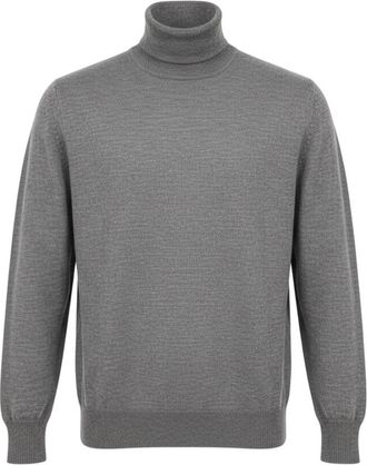 Ferrante 12 Gauge Turtleneck - Heren - Coltruien - Grijs - XL - Wol - Truien & Vesten