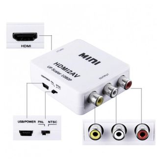 Trade Shop Trade Shop - Audio Additional Da Hdmi Av Rca 2av 1080p Per Tv Telecamera