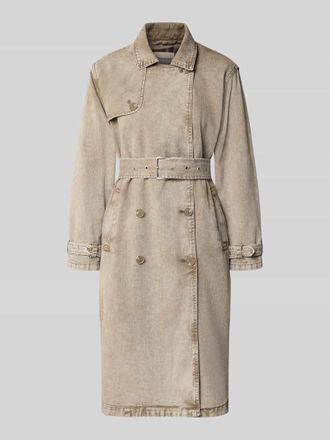 Khujo Zweireihiger Mantel mit G&uuml;rtel Modell HERA in Beige, Gr&ouml;&szlig;e XXL