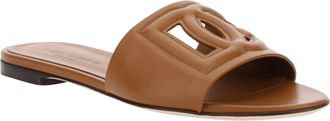 Dolce & Gabbana Womens Millenials Sandals Marrone Chiaro