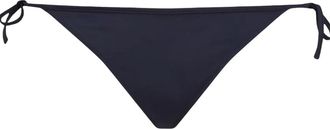Calvin Klein Zijdelingse Bindende Zijdelingse Badpak - Dames - Bikinis - Blauw - S - Nylon - Badmode