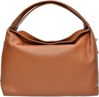 Luisa Vannini Bruine Leren Tas