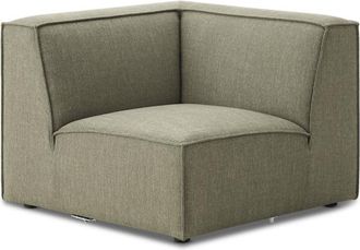 Castlery Jonathan Corner Sofa, Performance Twill Moss, Modular, Low-Profile for Castlery