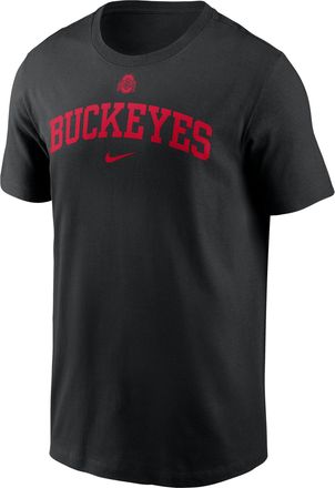 Nike Ohio State Academic Arch Nike Mens College T-Shirt in Black | N19900AOH-7PJ