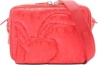Dior Pre-owned Dior ERL Oblique Mirage Technical Fabric Double Zip Crossbody Unisex 49WC49HYE2PQ3JWK