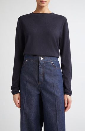 Max Mara Marcia Cashmere Crewneck Sweater in Ultramarine at Nordstrom, Size Xx-Large