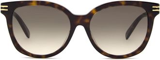 Bulgari BV40027F 52F Womens Sunglasses Brown Size 55