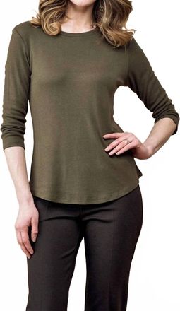 Insight Long Sleeve Tee In Olive