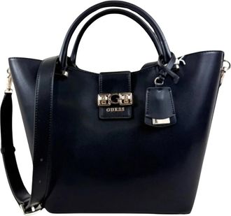 Guess Jane Handbag - Dames - Shoppers - Zwart - ONE Size - Leer - Tassen