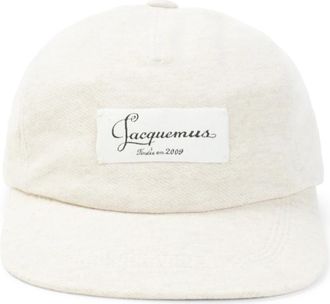 Jacquemus Le Casquette Montaigne Hoed - unisex - Petten - Beige - 58 CM - Wol - Accessoires