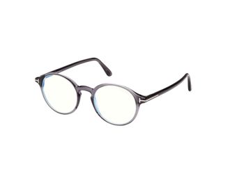Tom Ford Blue Light Block Oval Unisex Eyeglasses FT5867-B 020 49