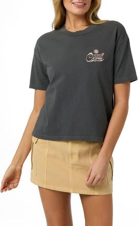 O'Neill OG Radical Sun Easy Embroidered T-Shirt in Dark Shadow at Nordstrom, Size Medium