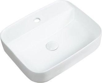 Clifton White Premium 500mm Square Countertop Basin