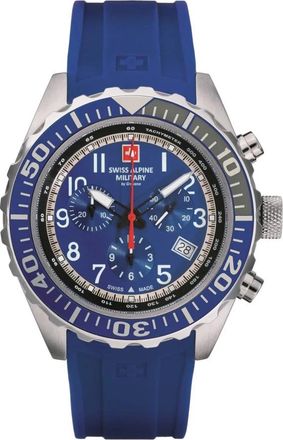 Swiss Alpine Military Herenhorloge 7076.9835 - unisex - Horloges - Blauw - ONE Size - Accessoires